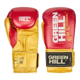 Боксерские перчатки LEGEND PLATINUM красно-золотые Green Hill BGLP-2246EU3 12oz