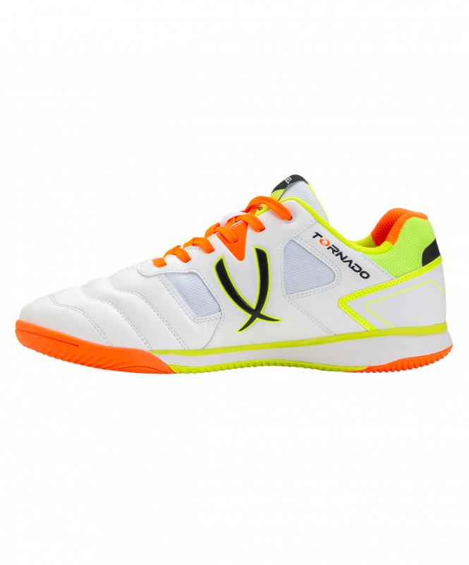 Бутсы зальные Tornado 2.0 White/orange, размер 41,5, Jögel ЦБ-00003462
