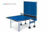 Стол теннисный Game 6 Всепогодный с сеткой Синий