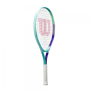 Ракетка б/т дет. Wilson Intrigue Jr 25, WR180310U, для детей 9-10лет, алюминий, со струн., бирюз-фиол