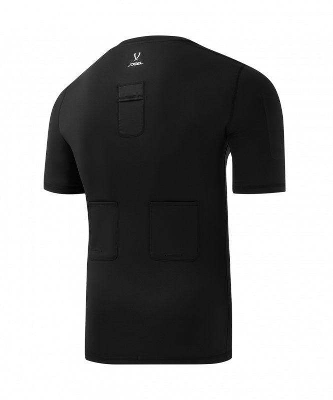 Футболка компрессионная судейская PerFormDRY Referee Baselayer Tee SS, черный, размер YL, JÖGEL ЦБ-00002994