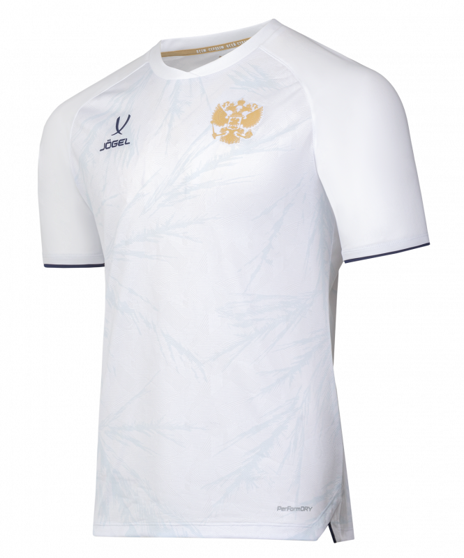 Футболка игровая JOGEL NATIONAL PerFormDRY Away Jersey, белый, размер YM ЦБ-00003130