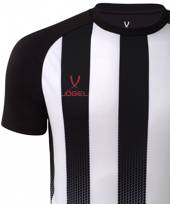 Футболка игровая Camp Striped Jersey, белый/черный, размер XXL, Jögel УТ-00020561