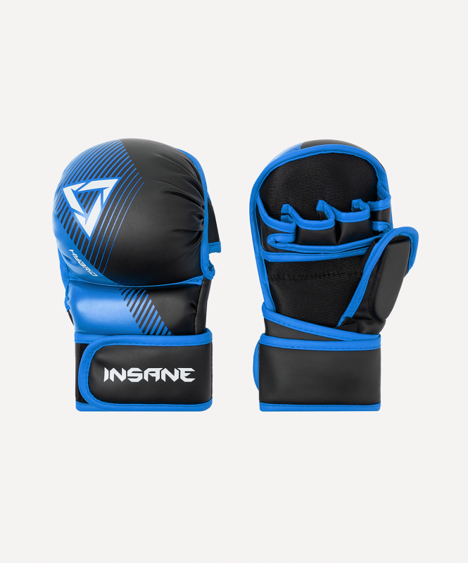 Перчатки INSANE MMA HYBRID, синий, размер S ЦБ-00003879