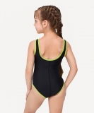 Купальник для плавания Edge Black/Lime, полиамид, детский, размер 28, 25Degrees ЦБ-00001755