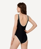 Купальник для плавания 25DEGREES Edge Black/White, полиамид, подростковый, размер 40 ЦБ-00005367