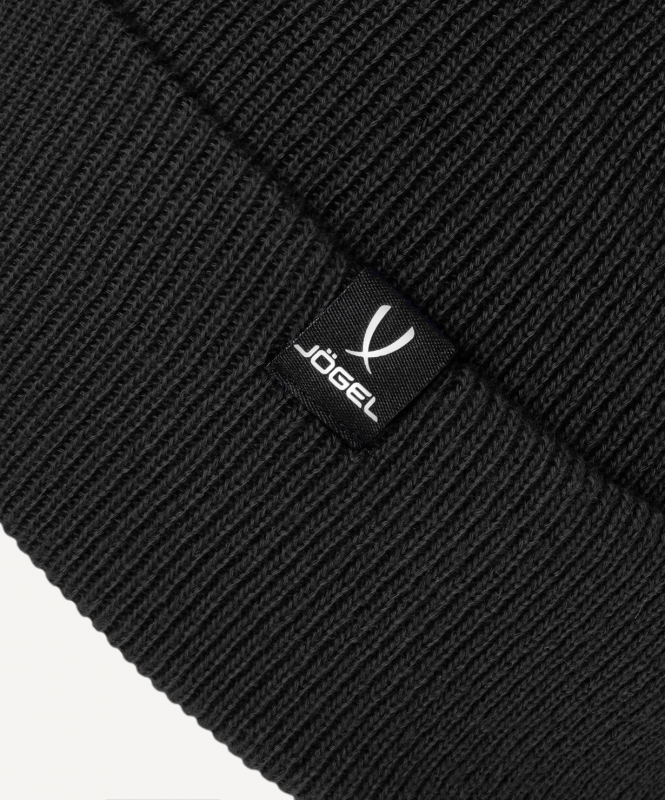 Шапка ESSENTIAL High Beanie, черный, размер One size, Jögel ЦБ-00003943