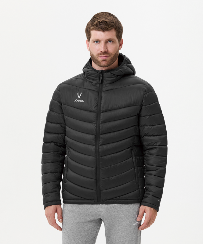 Куртка утепленная ESSENTIAL PerFormPROOF Light Padded Jacket, черный, размер YXL, Jögel ЦБ-00003936