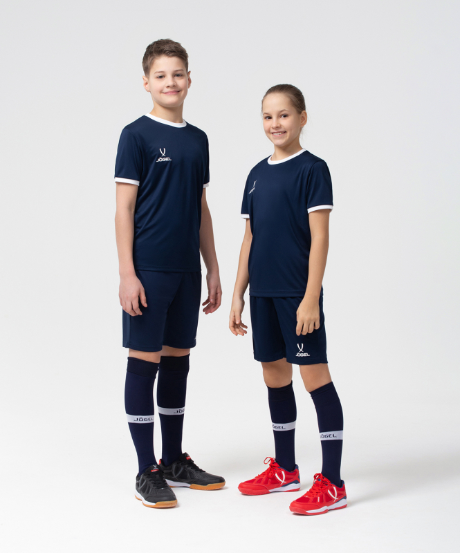 Шорты игровые CAMP Classic Shorts, темно-синий/белый, детский, размер YM, Jögel УТ-00016210
