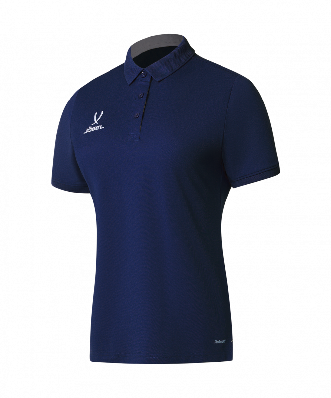 Поло женское JÖGEL PREMIER PerFormDRY CVC Polo W, темно-синий, размер XXXL ЦБ-00004971
