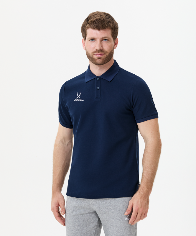 Поло ESSENTIAL CVC Polo, темно-синий, размер S, Jögel ЦБ-00004044