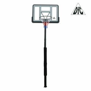 Баскетбольная стационарная стойка DFC ING44P3 112x75cm раздвиж. рег-ка (три короба)