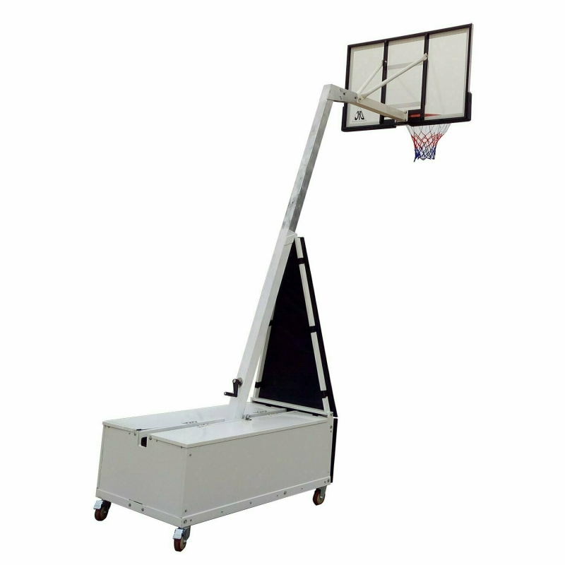 Баскетбольная мобильная стойка DFC STAND50SG 127X80CM поликарбонат (3кор)