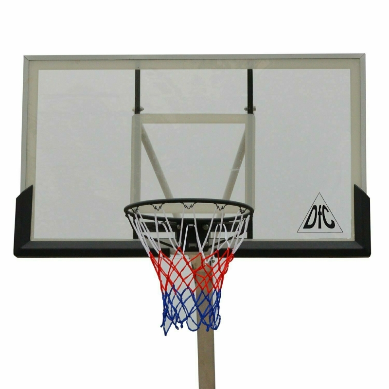 Баскетбольная мобильная стойка DFC STAND50SG 127X80CM поликарбонат (3кор)