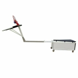Баскетбольная мобильная стойка DFC STAND50SG 127X80CM поликарбонат (3кор)