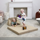 Мат (мягкий щит) Romana 1000*1000*80, в 2 сложения (серый)