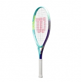 Ракетка б/т дет. Wilson Intrigue Jr 25, WR180310U, для детей 9-10лет, алюминий, со струн., бирюз-фиол