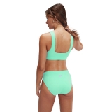 Купальник SPEEDO Textured Deep U-Back Bikinis, 8-00387516243, размер 30, российский размер 42, полиамид, эластан, полиэстер