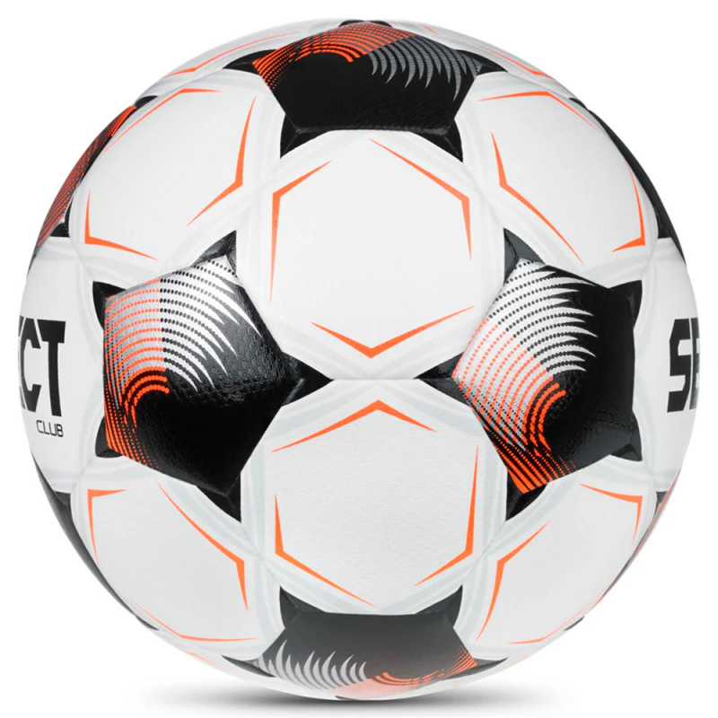 Мяч футб. SELECT Club DB V26, 0865171012, размер 5, FIFA Basic, 32п, ТПУ, термо+маш.сш, бело-черно-оранж