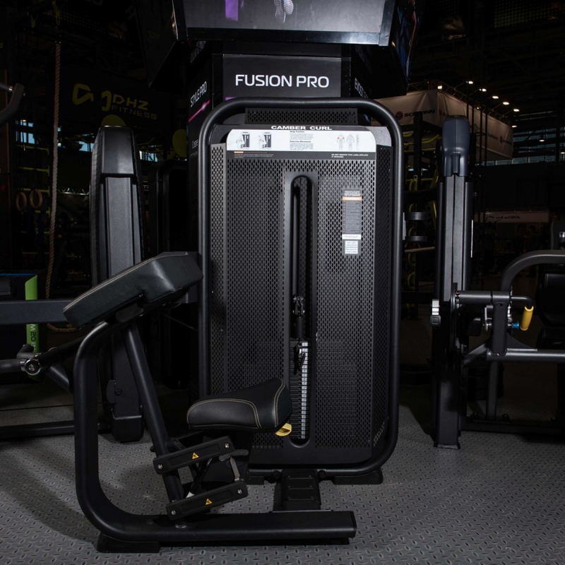 Бицепс-машина сидя. Стек E7030 80 кг DHZ Fitness