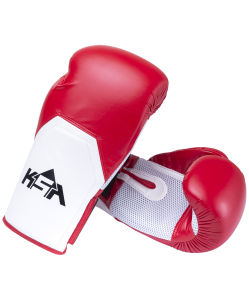 Перчатки боксерские Scorpio Red, к/з,  8 oz, KSA