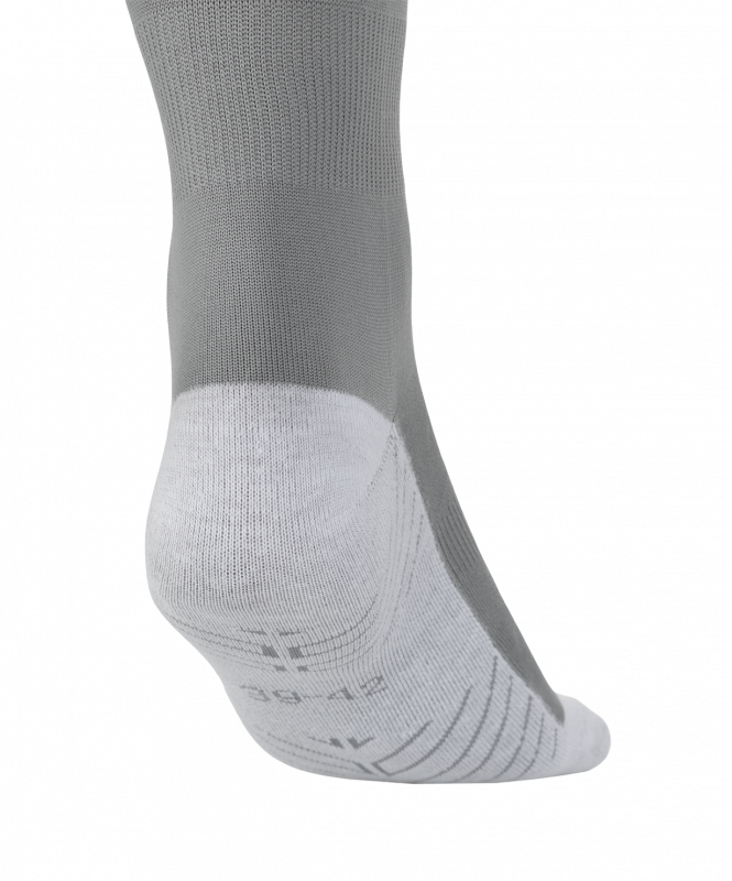 Гетры футбольные JÖGEL CAMP BASIC SOCKS, серый/белый, размер 43-45 ЦБ-00005448