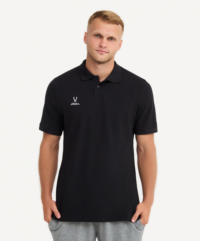 Поло ESSENTIAL Cotton Polo 23, черный, Jögel ЦБ-00002486