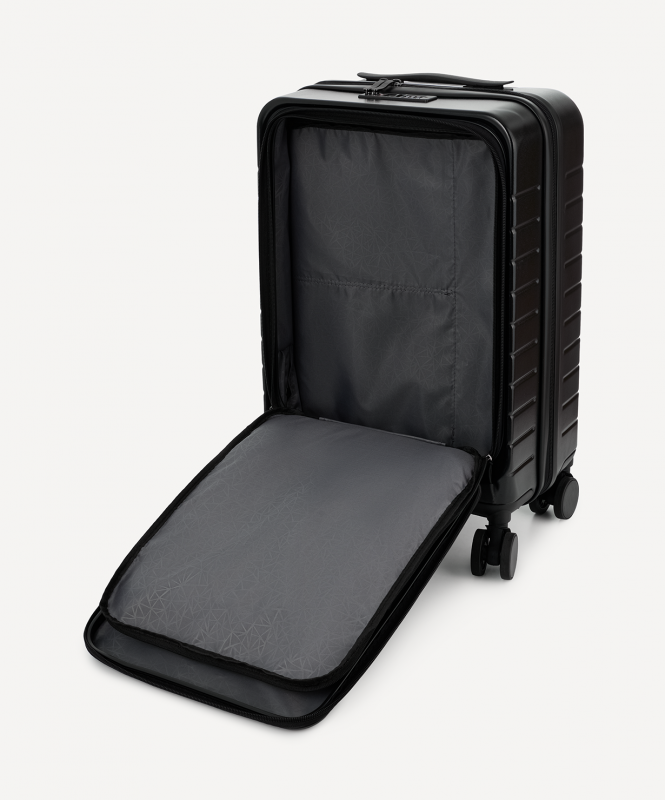 Чемодан для ручной клади JÖGEL ESSENTIAL Carry on Spinner, черный ЦБ-00004830