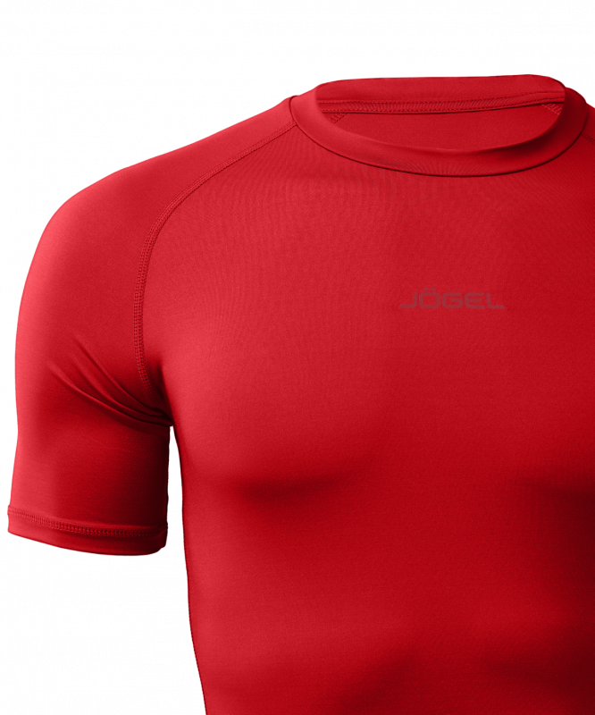 Футболка компрессионная с коротким рукавом JOGEL CAMP PerFormDRY Baselayer SS Tee, красный, размер L ЦБ-00004018