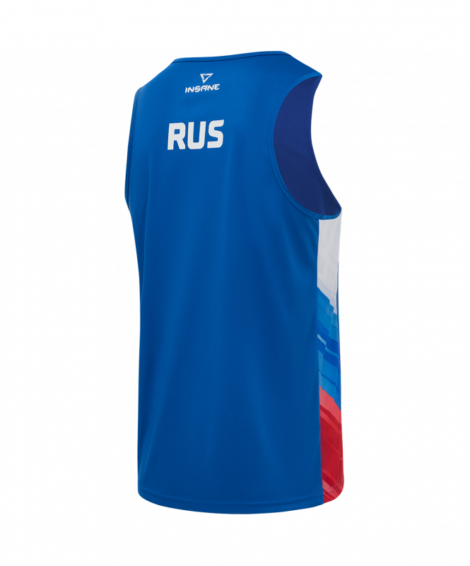 Майка боксерская INSANE RBF, синий, детский, размер 38-40 (170) ЦБ-00007653