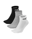 Носки спортивные Rush, мультиколор, р. 39-42, 3 пары, Starfit ЦБ-00004306