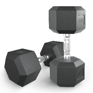 Гантель гексагональная UNIX Fit обрезиненная 20 кг / шт DBHEX20