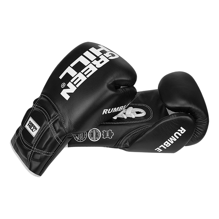 Боксерские перчатки Rumble черные Green Hill BGR-22-0088 10oz