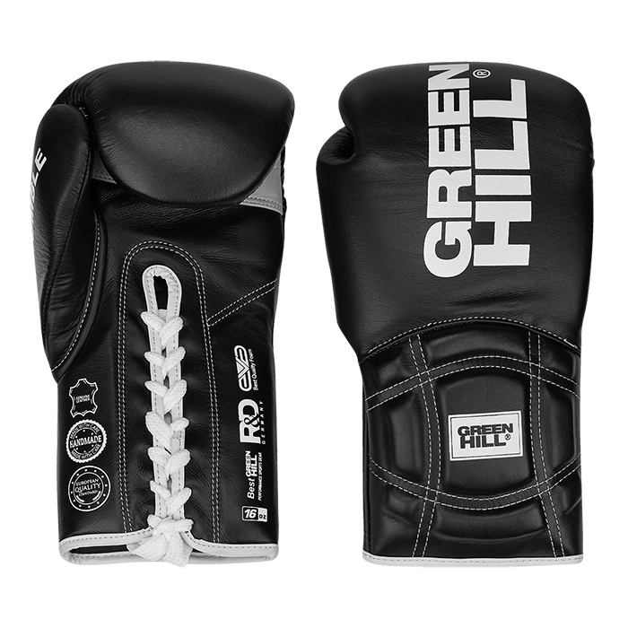Боксерские перчатки Rumble черные Green Hill BGR-22-0088 10oz