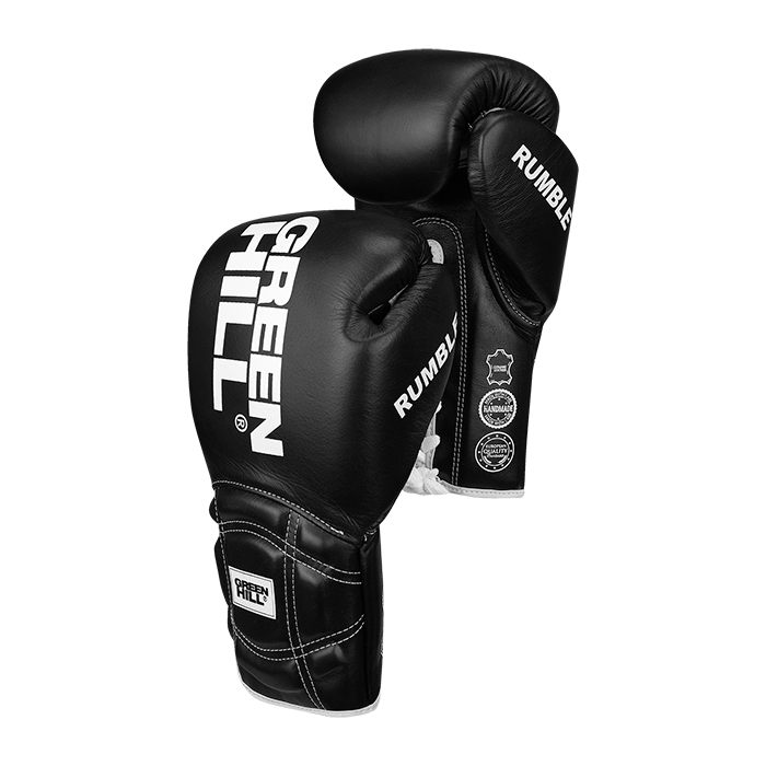Боксерские перчатки Rumble черные Green Hill BGR-22-0088 10oz