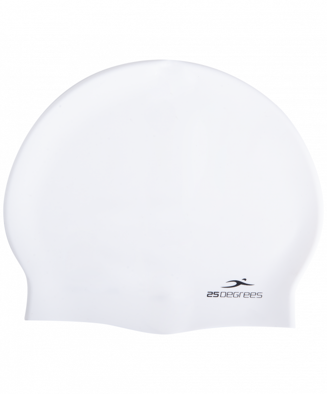 Шапочка для плавания Nuance White, силикон, 25Degrees УТ-00019520