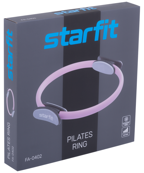 Кольцо для пилатеса FA-0402 39 см, черный, Starfit