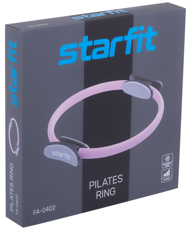 Кольцо для пилатеса FA-0402 39 см, черный, Starfit