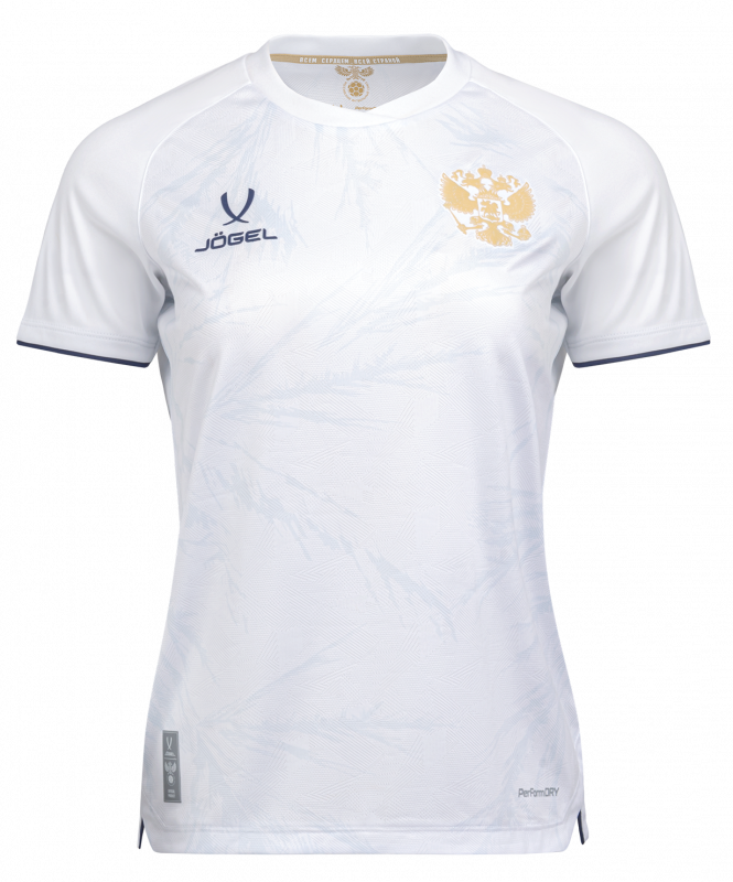 Футболка игровая женская JOGEL NATIONAL PerFormDRY Away Jersey W, белый, размер XXL ЦБ-00003106