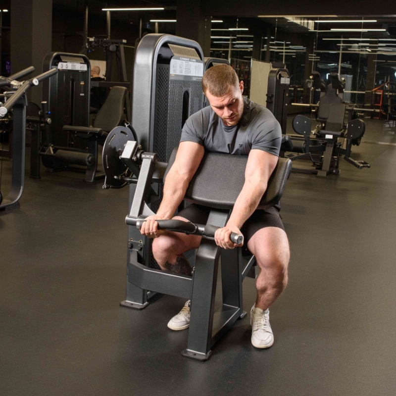 Бицепс-машина сидя. Стек U3030D 64 кг DHZ Fitness