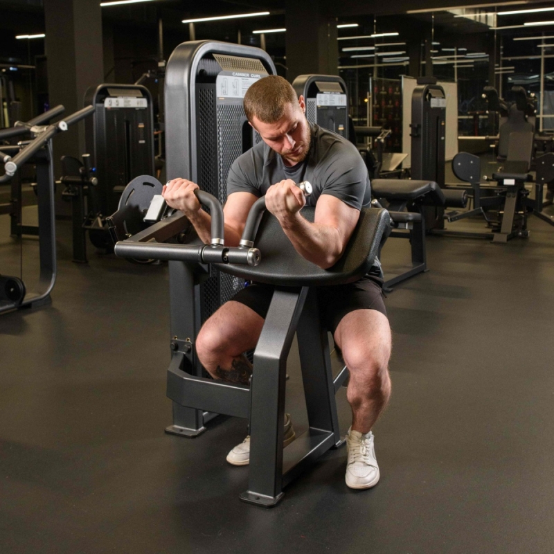 Бицепс-машина сидя. Стек U3030D 64 кг DHZ Fitness