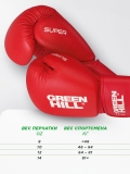 Боксерские перчатки SUPER красные Green Hill BGS-2271LR 8oz
