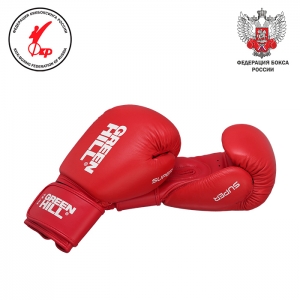Боксерские перчатки SUPER красные Green Hill BGS-2271LR 8oz