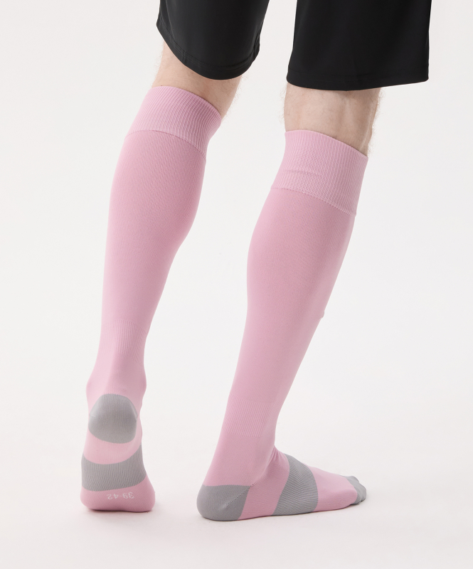 Гетры футбольные JÖGEL CAMP BASIC SOCKS, розовый/белый, размер 28-31 ЦБ-00005447