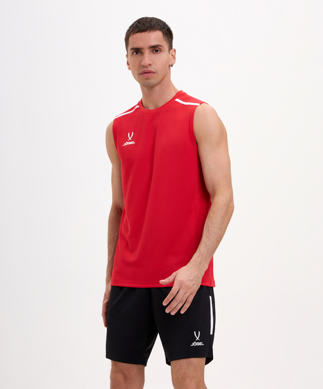 Майка тренировочная DIVISION PerFormDRY Training Sleeveless, красный, Jögel ЦБ-00004125