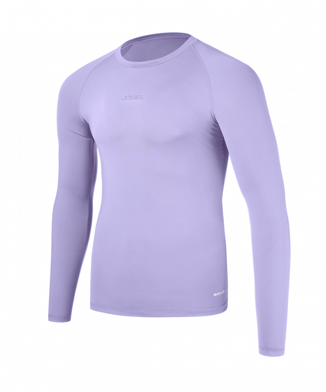 Футболка компрессионная с длинным рукавом JOGEL CAMP PerFormDRY Baselayer LS Tee, сиреневый, размер M ЦБ-00005365