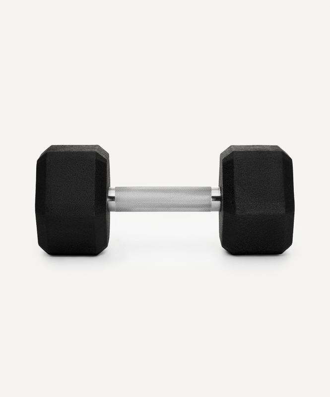 Гантель гексагональная DB-301PRO 14 кг, обрезиненная, черный, Starfit ЦБ-00003804