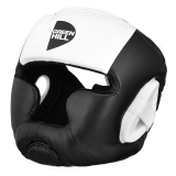 Боксерский шлем POISE черно-белый Green Hill HGP-9015 M