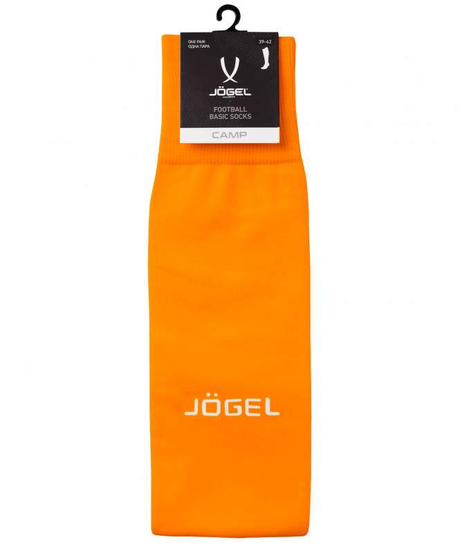 Гетры футбольные CAMP BASIC SOCKS, оранжевый/серый/белый, размер 35-38, Jögel УТ-00021435