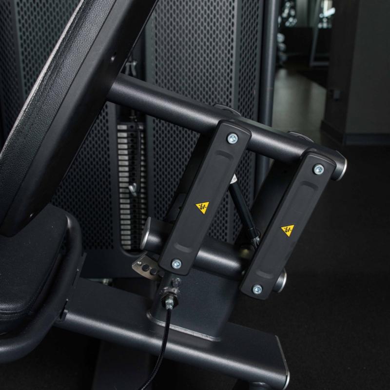 Разгибание ног сидя. Стек E7002JZ 135 кг DHZ Fitness